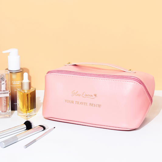 Travel Bestie Makeup Bag Pink