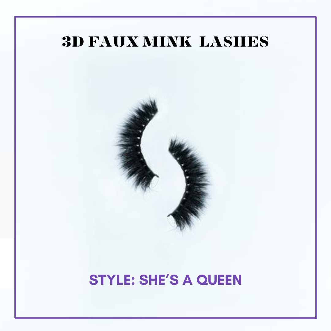 She's A Queen 3D Faux Mink Lashes