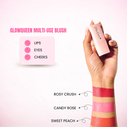 Sweet Peach Blushing Heart Stick
