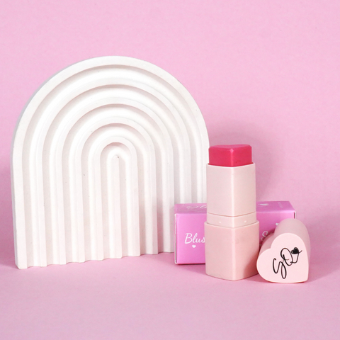 Candy Rose Blushing Heart Stick